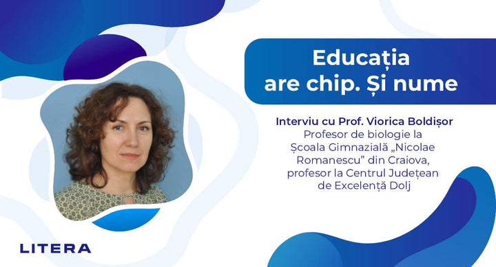 Prof. Viorica Boldișor: „Scânteia apare când elevul înțelege că este legat de toate viețuitoarele”
